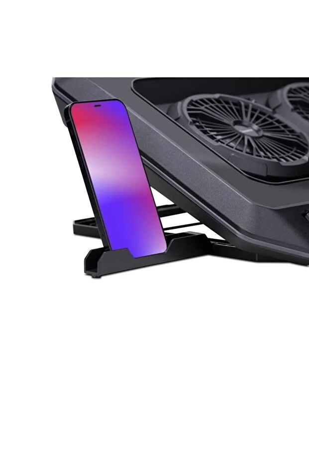 Gaming Gt200 Laptop Soğutucu Notebook Stand,3000 Rpm, 10 Rgb Işık Kontrolü , 15.6 -17 Inch